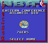 NBA Action screenshot 4 for Sega Game Gear